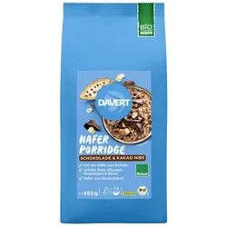 Davert Hafer-Porridge Schoko & Kakaonibs bio