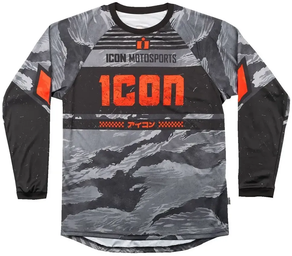Icon Tiger’s Blood Langarm-trikot - Grey - L