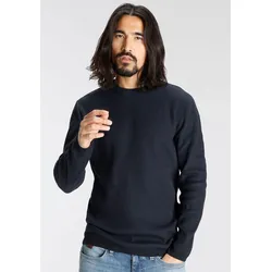 Strickpullover, gewaschene Optik, Gr. S (44/46), Navy, , 75985301-S