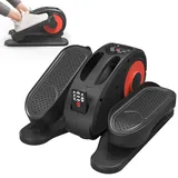 HOFTME Crosstrainer Under Schreibtisch Ellipsentrainer, Elliptical Trainer Einstellbarer Geschwindigkeits Cross Trainer mit Fernbedienung, Sitzende Pedaltrainer für Senioren Jugendliche und Erwachsene