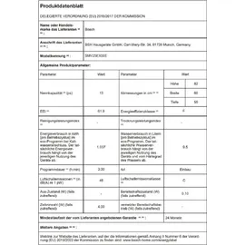 Bosch Serie 2 SMV25EX00E Einbau-Geschirrspüler (vollintegrierbar, 600 mm breit)