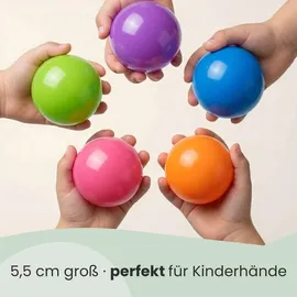LittleTom 300 bunte Bälle für Bällebad 5,5cm Babybälle Plastikbälle Baby Spielbälle Pastell
