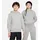 Nike Sportswear Club Fleece Hoodie Kinder 063 dk grey heather/white M 137-147 cm