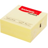 Kores N46074 Haftnotizen Notes 75 x 75 mm 400 Blatt, gelb