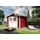 Weka Gartenhaus 226 2,95 x 2,09 m rot