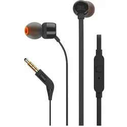 JBL T110 Schwarz - In Ear-Kopfhörer mit Mikrofon