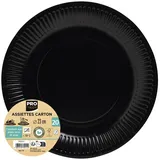 ProNappe Pappteller 23 cm 20 St. Schwarz