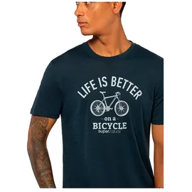 super.natural Better Bike Tee blau XL