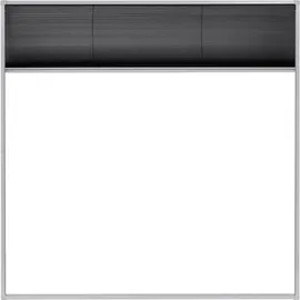 vidaXL Insektenschutz-Plissee für Fenster 120 x 120 cm Grau/Schwarz