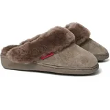 Hausschuhe Lammfell Typ "Korfu", braun, 48 - Braun - 48
