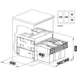 Blanco Select II 42 l Grau