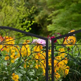 Relaxdays Beetzaun, antik, 4-tlg.