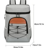 Camping-Kühlrucksack mit Lunchfach, isoliert, wasserabweisend, für Männer/Frauen, Picknicks, Reisen, Sport, große Kapazität, leichtes, wasserd...