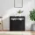 vidaXL Sideboard mit LED-Leuchten Schwarz 80x35x75 cm