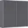 OTTO home Schwebetürenschrank THANOS 226 x 210 x 62 cm grau