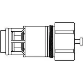 Delabie Kartusche TEMPOFLUX 2 WC 3/4\" UP/Inst.Sys. 10-35mm 7 Sek"