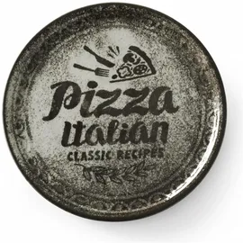 HENDI Pizzateller Recipe Collection 33 cm schwarz 12er Set