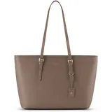 lazarotti Bologna Leather Shopper Taupe