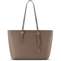 lazarotti Bologna Leather Shopper Taupe