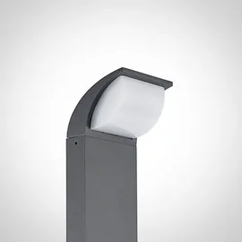LUCANDE Wegeleuchte Aluminium 100 cm 1er Set schwarz