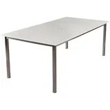 MAGNA Atelier Esstisch SAPPORO aus ECHTEM MARMOR, Küchentisch, Naturstein, Dining Table, nachhaltig, 200x100x75cm weiß 160 cm x 75 cm