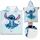 sarcia.eu Disney Stitch Kinderpoolhandtuch, SCHNELLTROCKNENDER Poncho mit Kapuze für Kinder, 100% Baumwolle 50x115 cm Oeko-TEX (F)