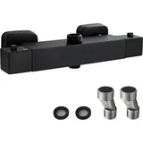 namuoto Duschthermostat Mischbatterie Schwarz