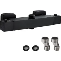 namuoto Duschthermostat Mischbatterie Schwarz