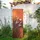 kpga kapaga home & garden Sichtschutz Metall 160 x 50 cm Braun