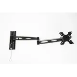 carbest Simon Luxus XL TFT-Wandhalterung, schwarz glänzend