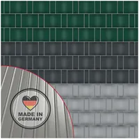 Noor Sichtschutzstreifen 0,19 x 255 cm hellgrau PVC