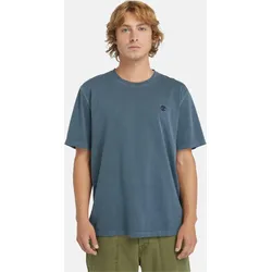 Timberland Mens Garment Dye Short Sleeve Tee dark sapphire L