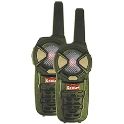 Happy People 19385 - SCOUT Walkie Talkie Funkgerät für Kinder 5km Reichweite 6 Kanäle