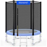 monzana Netz Sicherheitsnetz Trampolin Ø 183 inkl. Karabinerhaken UV-beständig Außenbefestigung optimaler Schutz - Trampolinnetz Trampolinschutz
