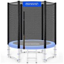 monzana Netz Sicherheitsnetz Trampolin Ø 183 inkl. Karabinerhaken UV-beständig Außenbefestigung optimaler Schutz - Trampolinnetz Trampolinschutz