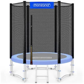 monzana Netz Sicherheitsnetz Trampolin Ø 183 inkl. Karabinerhaken UV-beständig Außenbefestigung optimaler Schutz - Trampolinnetz Trampolinschutz