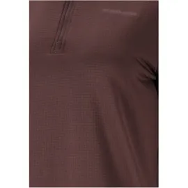 Endurance Damen Vironic Waffle Melange Loose Fit Midlayer rot