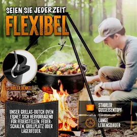 grillas Dutch Oven Set GDO-12OF 13,6 Liter