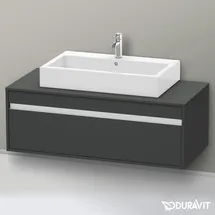 Duravit Waschtischunterschrank 1 Auszug 120 x 42,6 x 40 cm Grau Matt