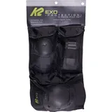 K2 Exo Pad Protektorenset (S, schwarz/anthrazit)