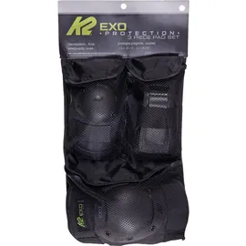 K2 Exo Pad Protektorenset (S, schwarz/anthrazit)