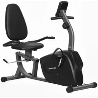 Sportnow Liegeergometer für Zuhause mit 8 verstellbar Widerstandsstufen Magnetbremse,