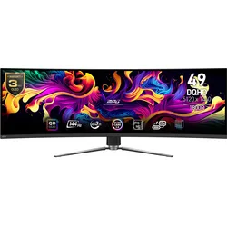 MSI MPG 491CQPDE QD-OLED Gaming Monitor - 144 Hz, 0,03ms GTG MSI OLED Care 2.0, HDMI 2.1 mit 48Gbps Bandbreite, VRR und ALLM Unterstützung