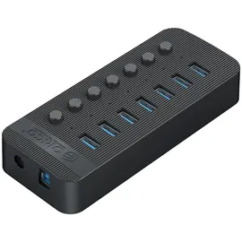 Xiaomi Orico CT2U3-7AB 7x USB-A 3.0 Hub Schaltern - Schwarz
