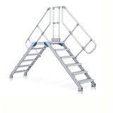 ZARGES LM-Überstieg 45° 6 Stufen, 1000 mm breit, Höhe 1.170 mm