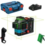 Bosch Linienlaser EXLL18V-120-33CG - Akku - 3x360 grün IP65 120m Radius