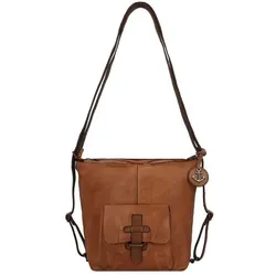 Harbour 2nd Urban Poets Baily Schultertasche Leder 32 cm  braun