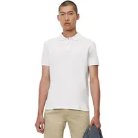 Marc O'Polo Poloshirt, mit dezenter Logostickerei Marc O'Polo weiß