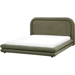 Wasserbett Kunstleinen LAVARDENS 160 x 200 cm Dunkelgrün