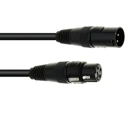 EUROLITE DMX Kabel XLR 3pol 20m sw